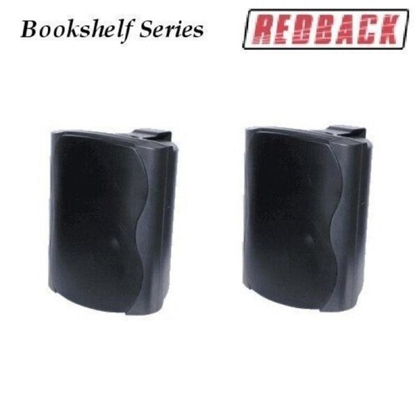 Redback 30W 8 Ohm 100V Wall Mount Black Speaker Pair