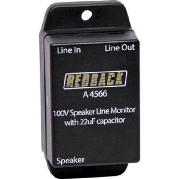 Redback In Line 22uF Speaker line Isolator Box fire Evacuation