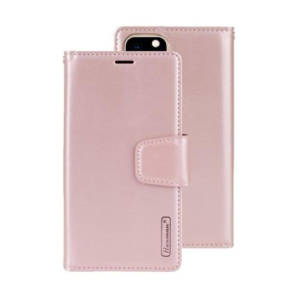 iPhone 11 Compatible Case Cover With 2 In 1 Detachable Magnetic Flip Leather Wallet - Rose Gold