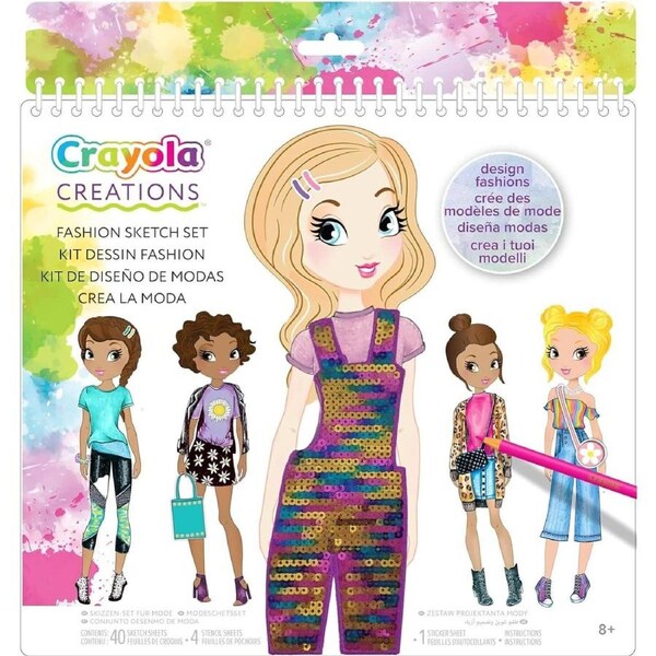 Crayola - Creations I Love Fashion Sketch Set