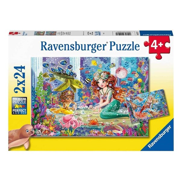 Ravensburger - Mermaid Tea Party - 2 X 24 Piece Puzzle