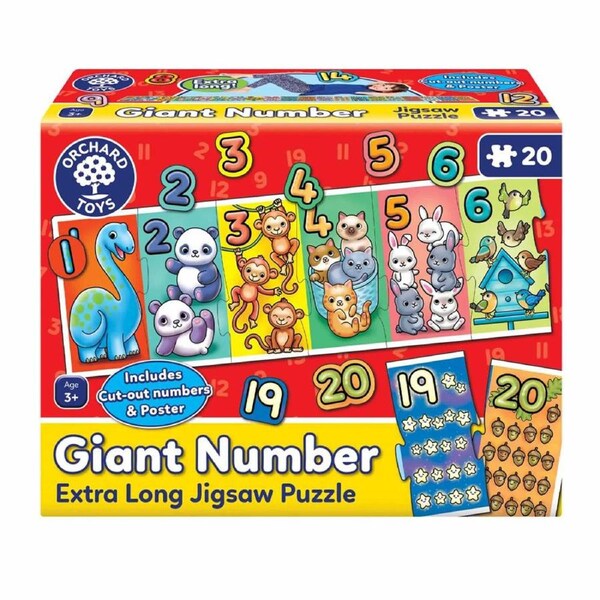Orchard Toys - Giant Number Extra Long Puzzle