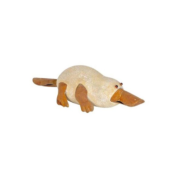Decorative Platypus Poly Rust 30cm Sculpture Garden Ornament Home Decor Medium