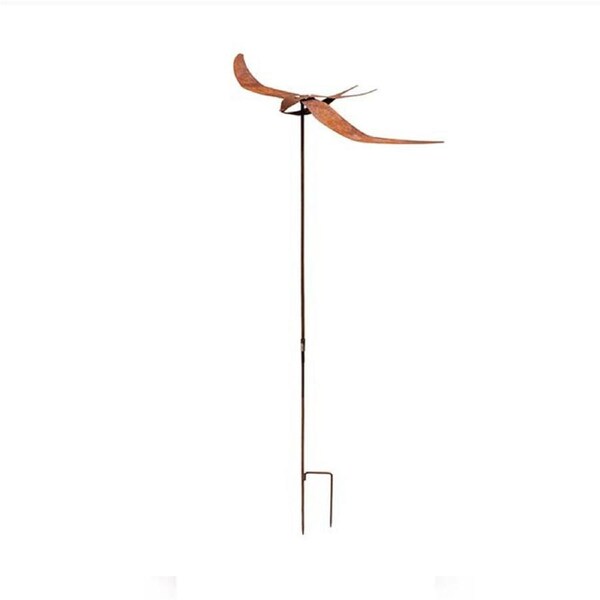 Steel 65cm Swallow Stake Home/Garden Decor Lawn/Planter Display Mild Rust