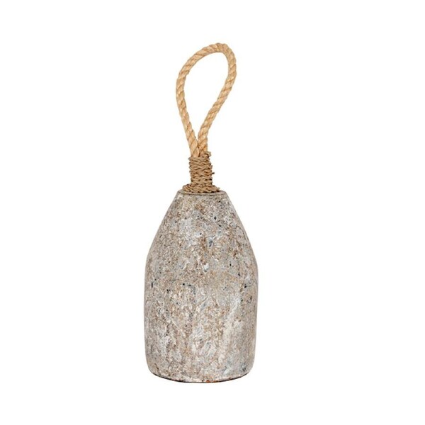Door Stop Bell Tall w/ Rope Handle 24cm Weighted Doorstop Home Room Floor Decor