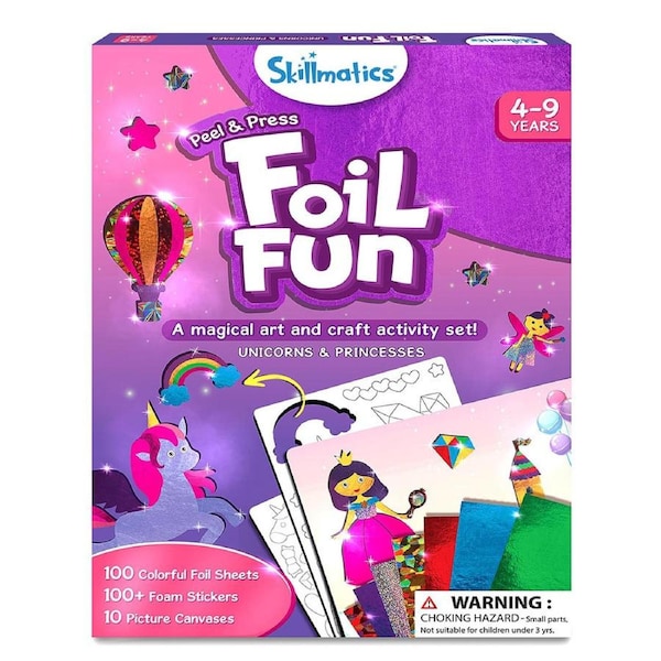 Skillmatics Foil Fun Unicorns & Princesses Kids/Childrens Interactive Toy 4+