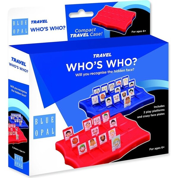 Blue Opal Travel Whos Who Game Kids/Childrens Interactive Toy Playset 6+