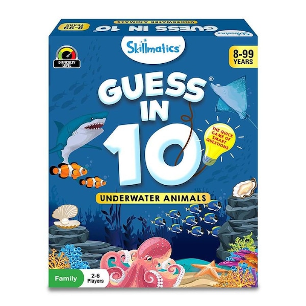 Skillmatics Guess in 10 Underwater Animals Kids/Childrens Interactive Toy 8+