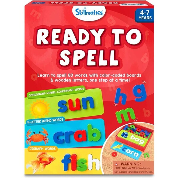 Skillmatics Ready to Spell Interactive Kids/Childrens Interactive Toy 4+