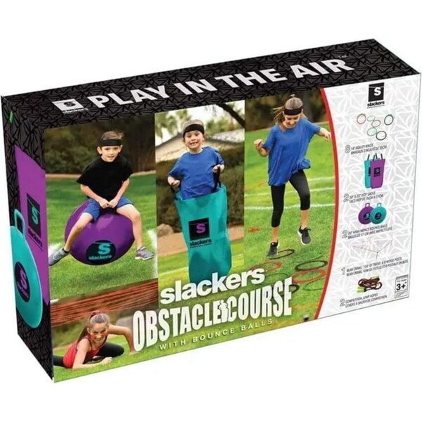Slackers Ninja Obstacle Course w/ Bounce Balls Kids/Childrens Interactive Toy 5+
