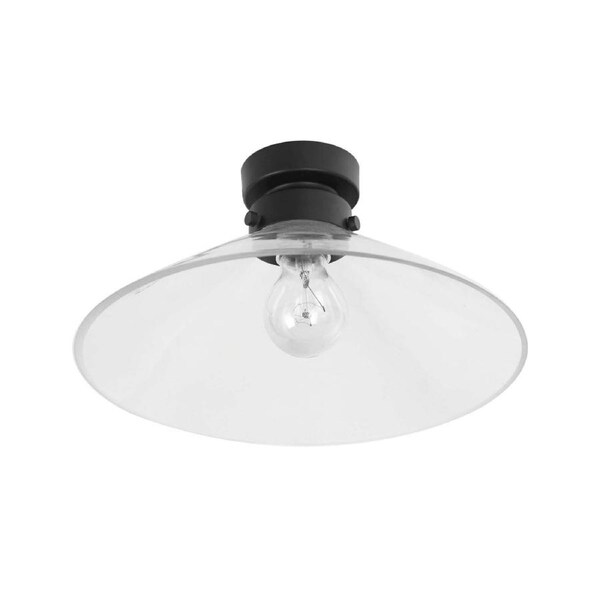 DIY Batten Fix Cone Shape Large Clear/Black