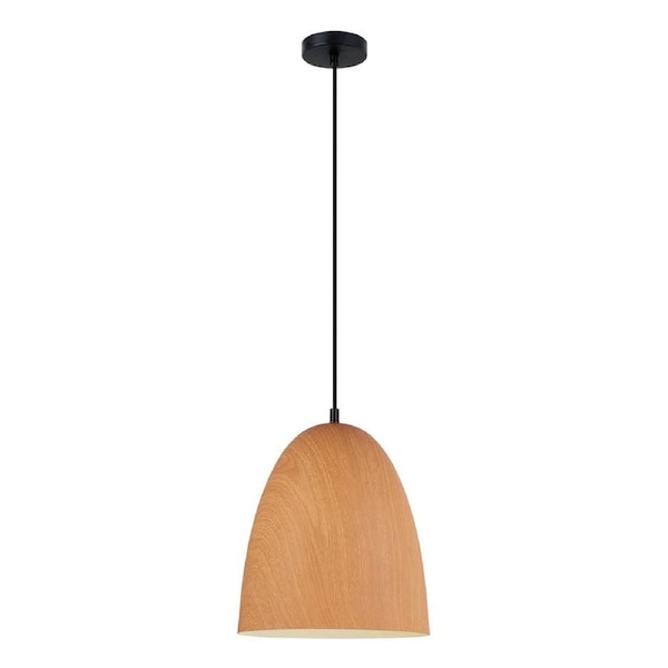 Ligna Oblong Pendant Light Cherry Golden Oak