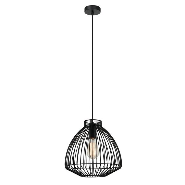Manu Wire Cage Pendant Light Black