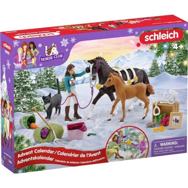 Schleich Kids/Childrens Toy Play Replica Figurine Advent Calendar Horse Club 3y+
