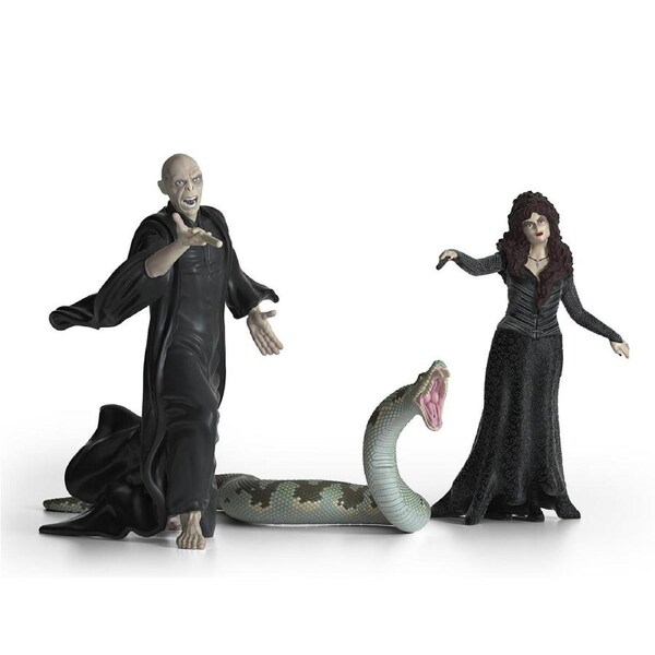Schleich Kids Toy Figurine Lord Voldemort, Nagini and Bellatrix Lestrange 3y+