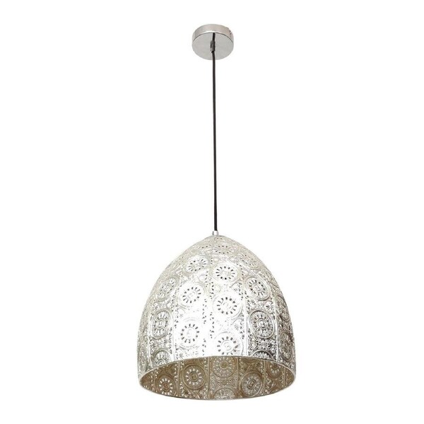 Sari Ellipse Steel Pendant Light Chrome