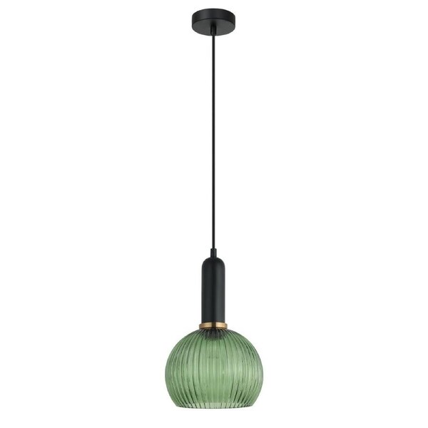 Vintaj Wine Glass Shape Pendant Light Green