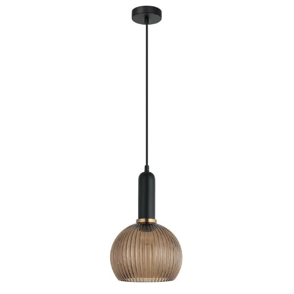 Vintaj Wine Glass Shape Pendant Light Amber