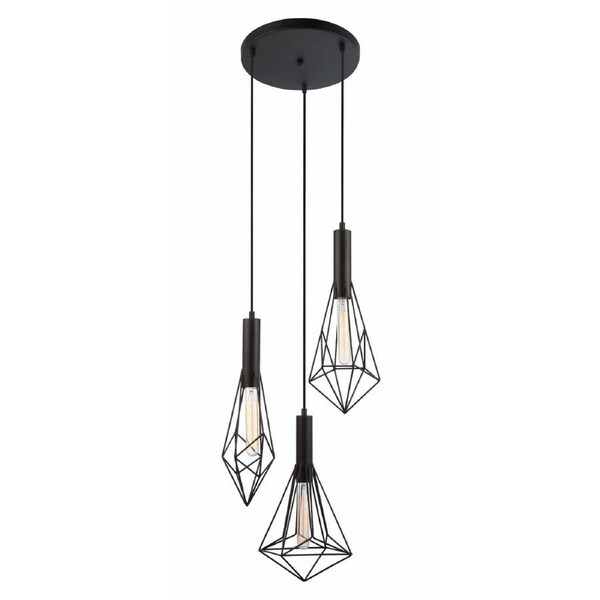 Blackband & Whiteband Pendant Light Black
