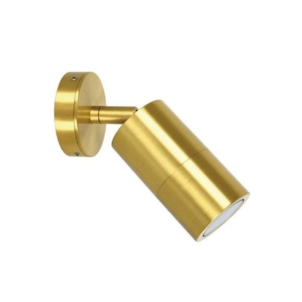 Exterior Pillar Adjustable Wall Light Solid Polished Brass