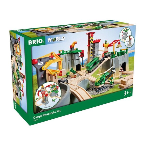 32pc Brio Cargo Mountain Set Kids/Childrens Interactive Pretend Play Toy 3y+