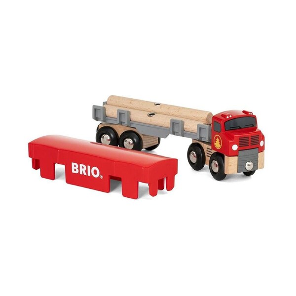 6pc Brio Lumber Truck Kids/Childrens Interactive Pretend Play Toy Set 3y+