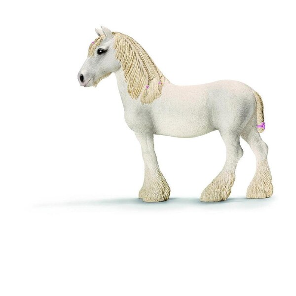 Schleich Kids/Childrens Toy Play Replica Figurine Shire Mare Pretend Animal 3y+