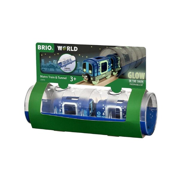 3pc Brio Metro Train & Tunnel Kids/Childrens Pretend Play Interactive Toy 3y+