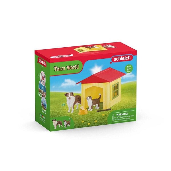 Schleich Kids/Childrens Toy Figurine Friendly Dog House Pretend Animal 3y+