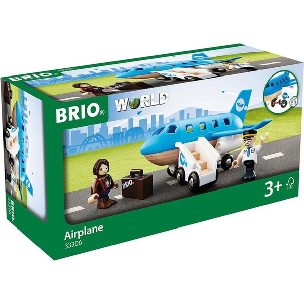 5pc Brio Airplane Kids/Childrens Pretend Play Interactive Toy Playset 3y+