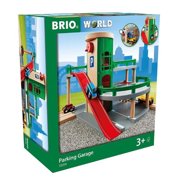 7pc Brio Parking Garage Kids/Childrens Interactive Pretend Play Toy 3y+
