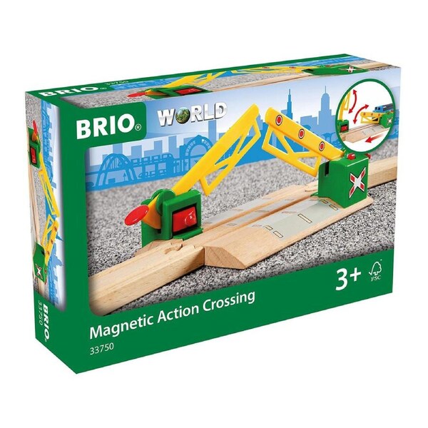 Brio Magnetic Action Crossing Kids/Childrens Interactive Play Toy 3y+