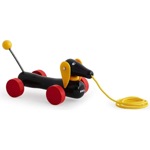 Brio Dachshund Kids/Childrens Interactive Pull Along Play Toy Playset 12M+