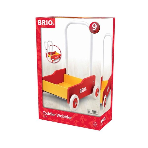 Brio Toddler Wobbler (Red/Yellow) Kids/Childrens Interactive Play Toy 9M+