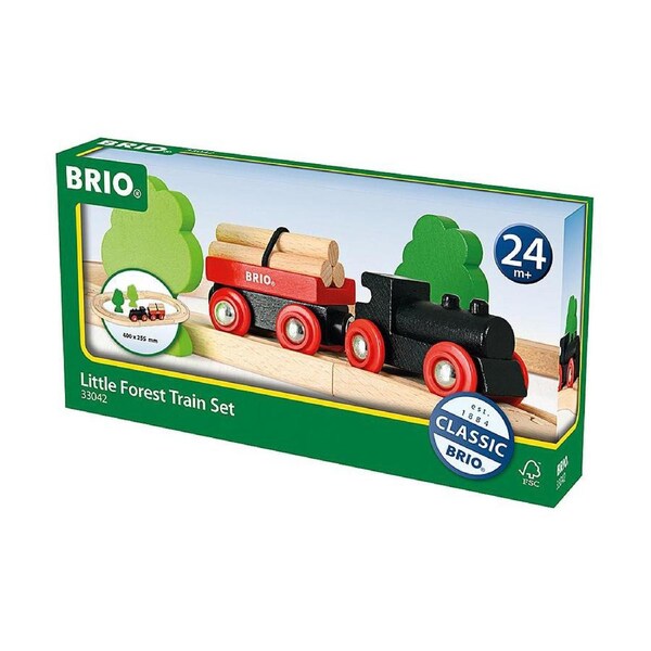 18pc Brio Classic Little Forest Train Kids/Childrens Wooden Play Toy Set 2Y+
