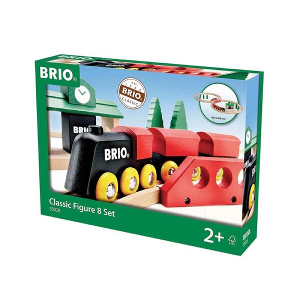 Brio Classic Figure 8 Kids/Childrens Wooden Interactive Play Toy Set 2Y+