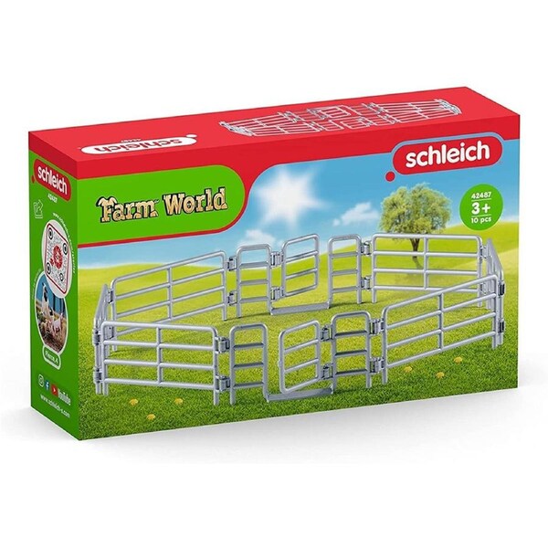Schleich Kids/Childrens Toy Play Figurine Corral Fence Pretend Animal 3y+