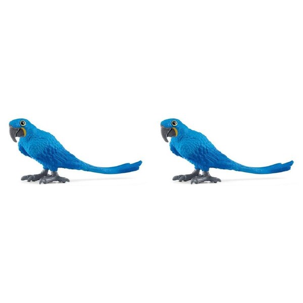 2x Schleich Kids/Childrens Toy Play Action Replica Figurine Hyazinth Macaw 3y+