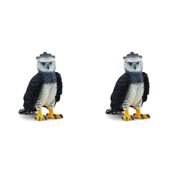 2x Schleich Kids/Childrens Toy Play Action Replica Figurine Harpy Eagle 3y+
