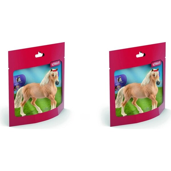 2x Schleich Kids/Childrens Toy Play Replica Figurine Haflinger Mare Animal 5y+