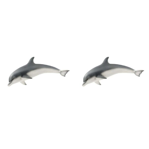 2x Schleich Kids/Childrens Toy Play Replica Figurine Dolphin Pretend Animal 3y+