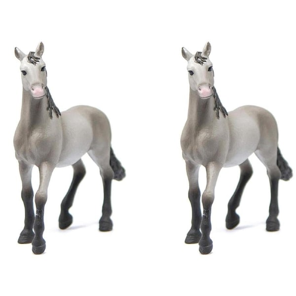 2x Schleich Kids/Childrens Toy Figurine Pura Raza Espanola Young Horse 3y+