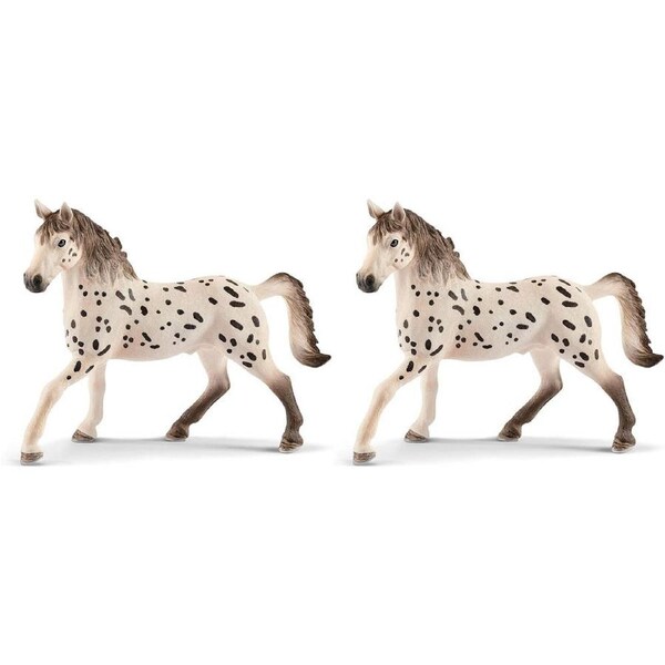2x Schleich Kids/Childrens Toy Figurine Knapstrupper Stallion Pretend Animal 3y+