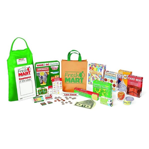 Melissa & Doug Fresh Mart Grocery Store Companion Collection Kids Toy 3+