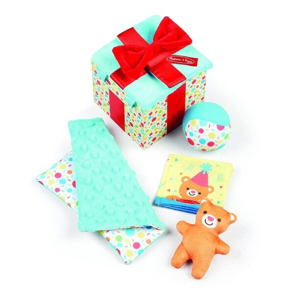 Melissa & Doug Wooden Surprise Gift Box Kids/Childrens Interactive Toy 6m+