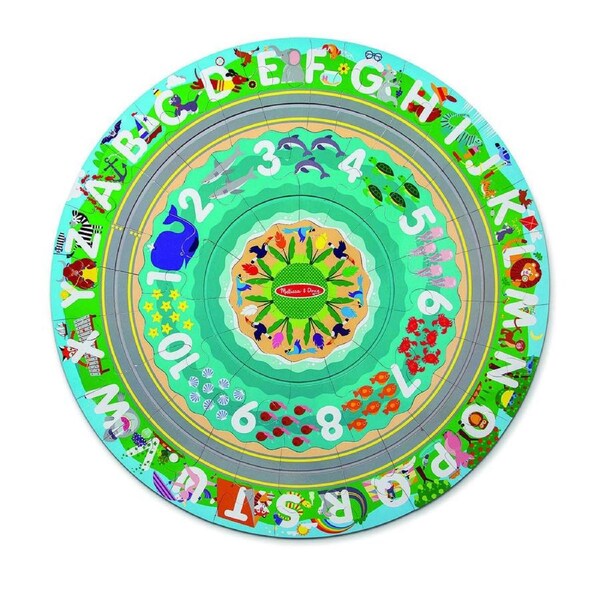 Melissa & Doug Round the Shore Tracks Floor Puzzle Kids/Childrens Toy 3+