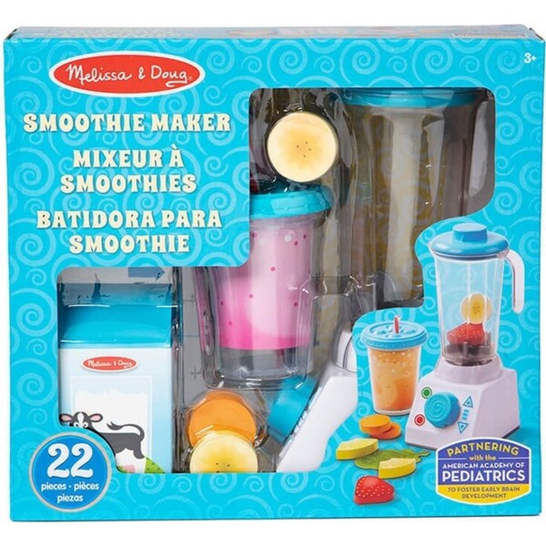 Melissa & Doug Smoothie Maker Blender Set Kids/Childrens Interactive Toy 3+