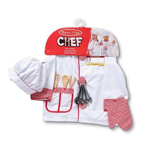 Melissa & Doug Chef Role Play Costume Set Kids/Childrens Toy 3+