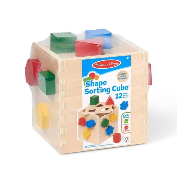 Melissa & Doug Shape Sorting Cube Kids/Childrens Interactive Play Toy 2+