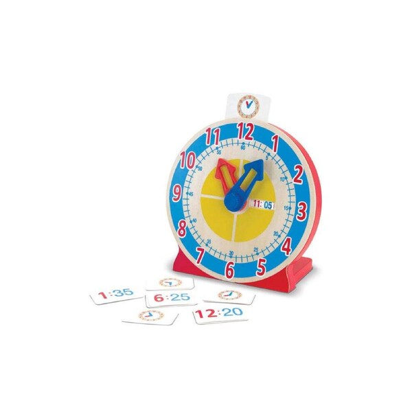Melissa & Doug Turn & Tell Clock Kids/Childrens Interactive Play Toy 4+